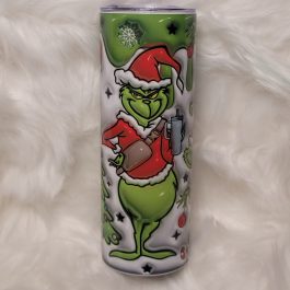 Grinch Christmas Tumbler 20 oz