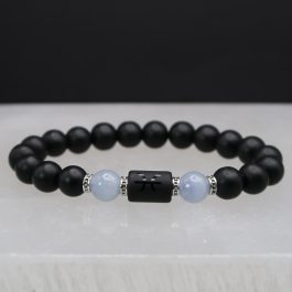 Pisces Zodiac Bracelet with Accent Birthstone