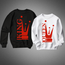 Couples King and Queen Sweatshirt Bundle