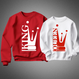 Couples King and Queen Sweatshirt Bundle